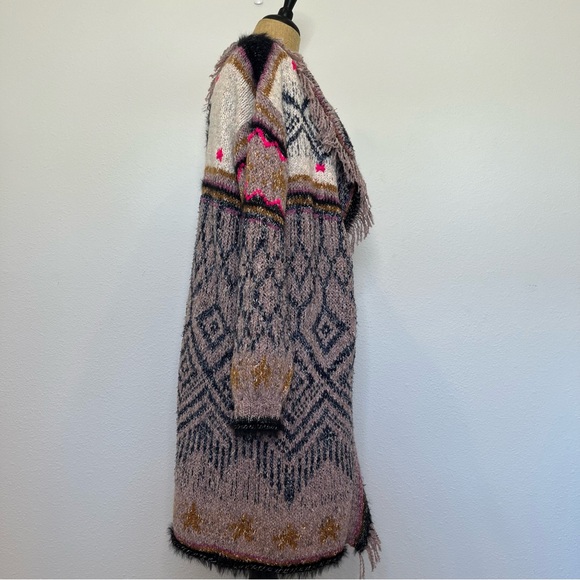 Anthropologie Pilcro "Evil Eye" Oversized Open Cardigan, size extra small - Picture 5 of 13